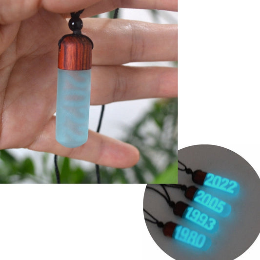 1980-2022 birthday necklaces, light absorbing and shining digital years, birthday jewelry gifts - MERGE.DAY.1.FREESTYLE