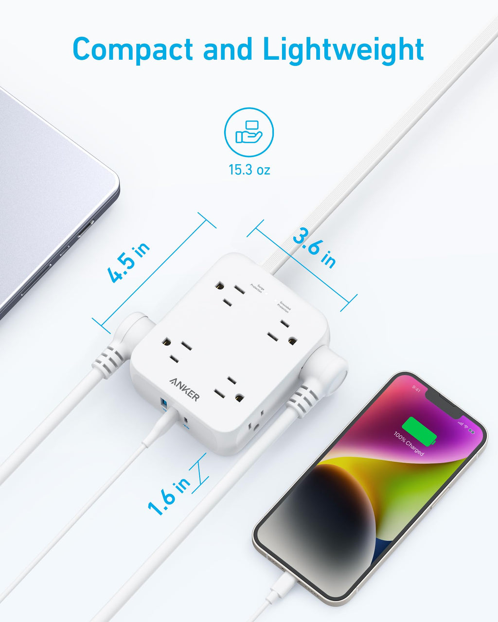 Anker <b>341</b> USB Power Strip - MERGE.DAY.1.FREESTYLE