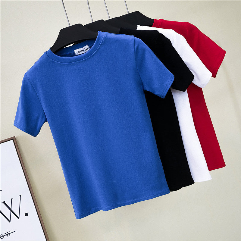 Slim-fitting round neck short-sleeved T-shirt - MERGE.DAY.1.FREESTYLE