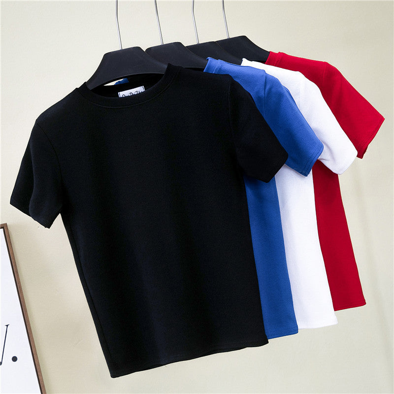 Slim-fitting round neck short-sleeved T-shirt - MERGE.DAY.1.FREESTYLE