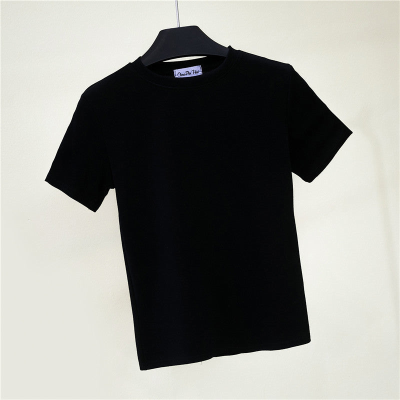 Slim-fitting round neck short-sleeved T-shirt - MERGE.DAY.1.FREESTYLE