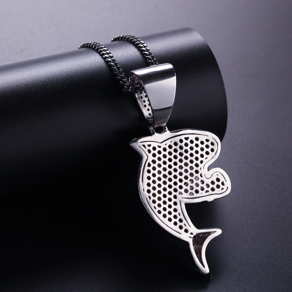 Boxing Shark Necklace Versatile Personality Hip Hop Cuban Chain - MERGE.DAY.1.FREESTYLE