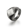Minimalist geometric square diamond-shaped retro rings - MERGE.DAY.1.FREESTYLE
