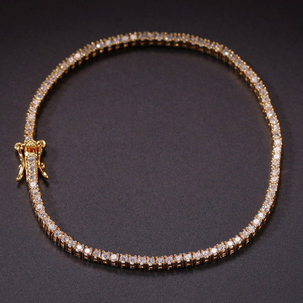 Hip-Hop Zircon Tennis Bracelet - MERGE.DAY.1.FREESTYLE