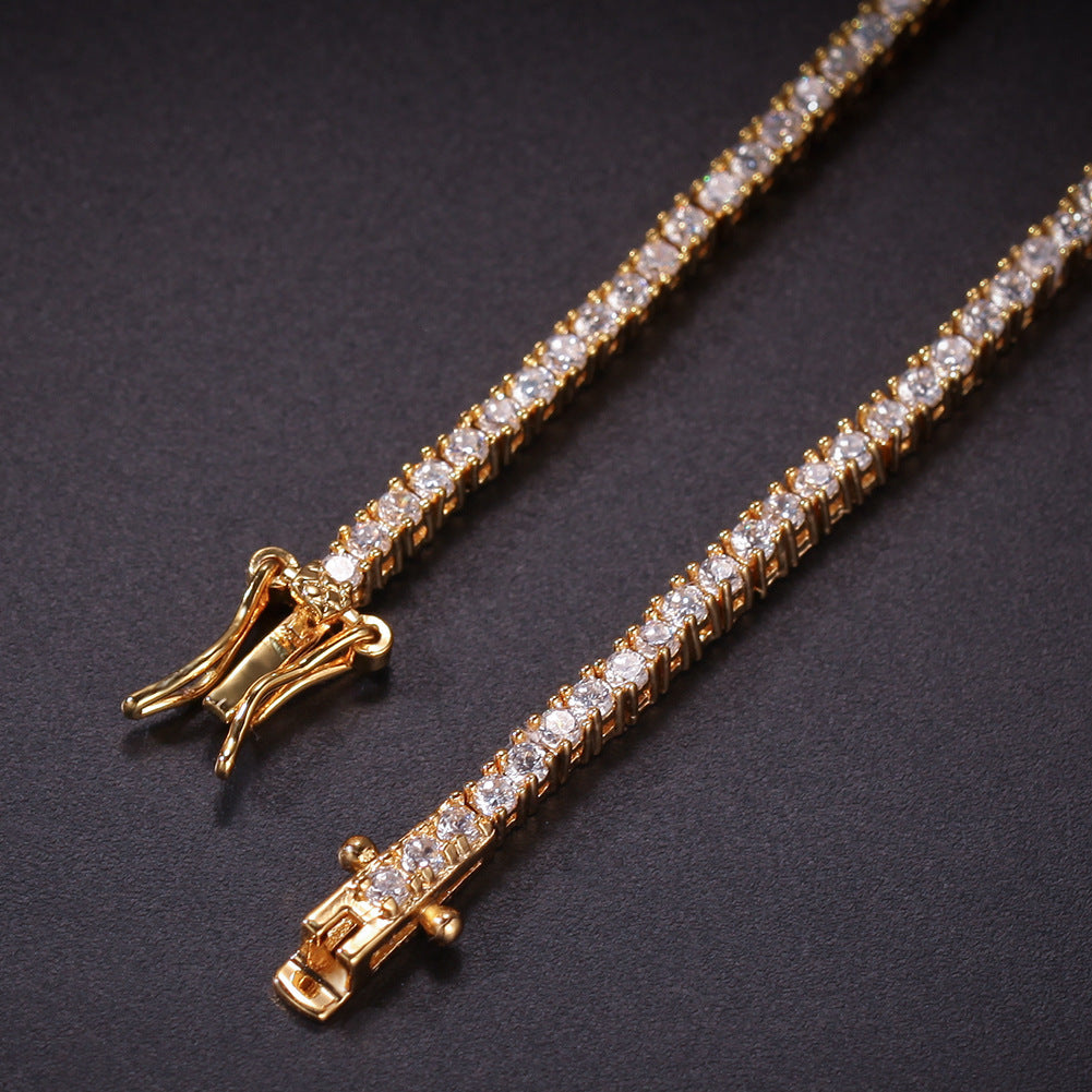 Hip-Hop Zircon Tennis Bracelet - MERGE.DAY.1.FREESTYLE