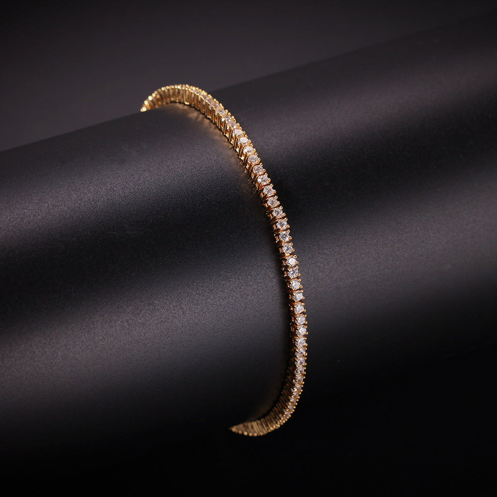Hip-Hop Zircon Tennis Bracelet - MERGE.DAY.1.FREESTYLE