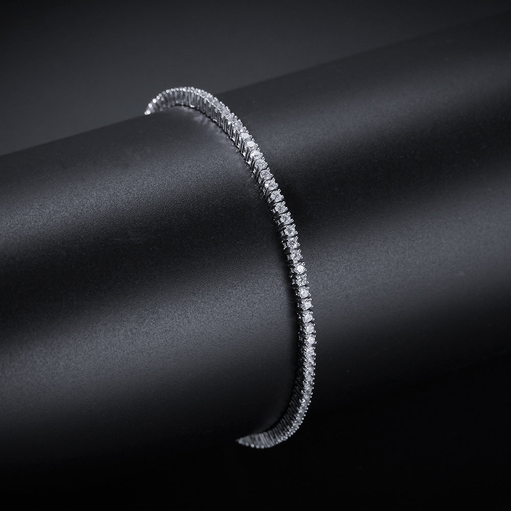 Hip-Hop Zircon Tennis Bracelet - MERGE.DAY.1.FREESTYLE