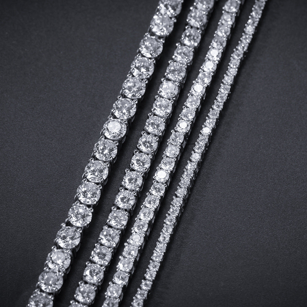 Hip-Hop Zircon Tennis Bracelet - MERGE.DAY.1.FREESTYLE