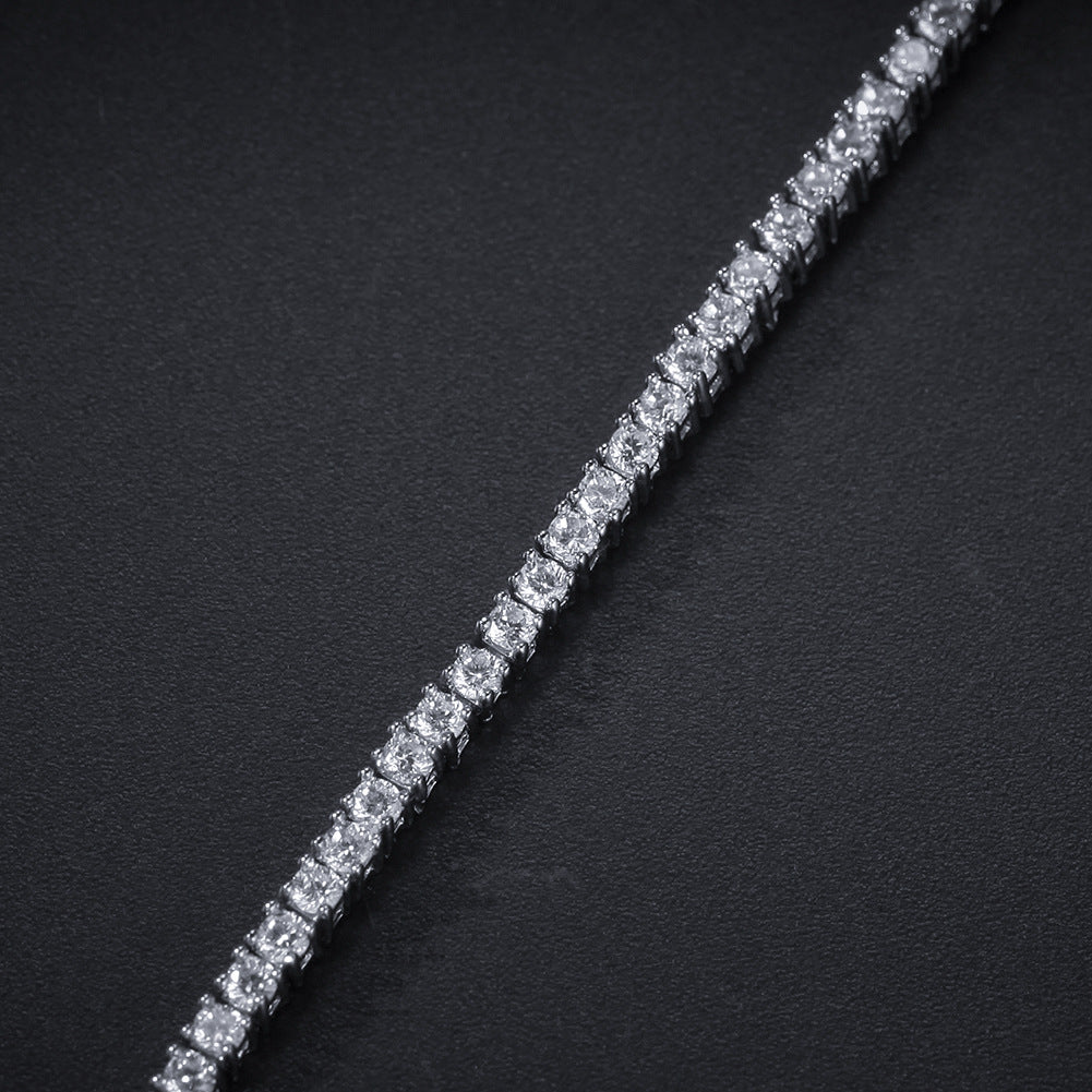 Hip-Hop Zircon Tennis Bracelet - MERGE.DAY.1.FREESTYLE