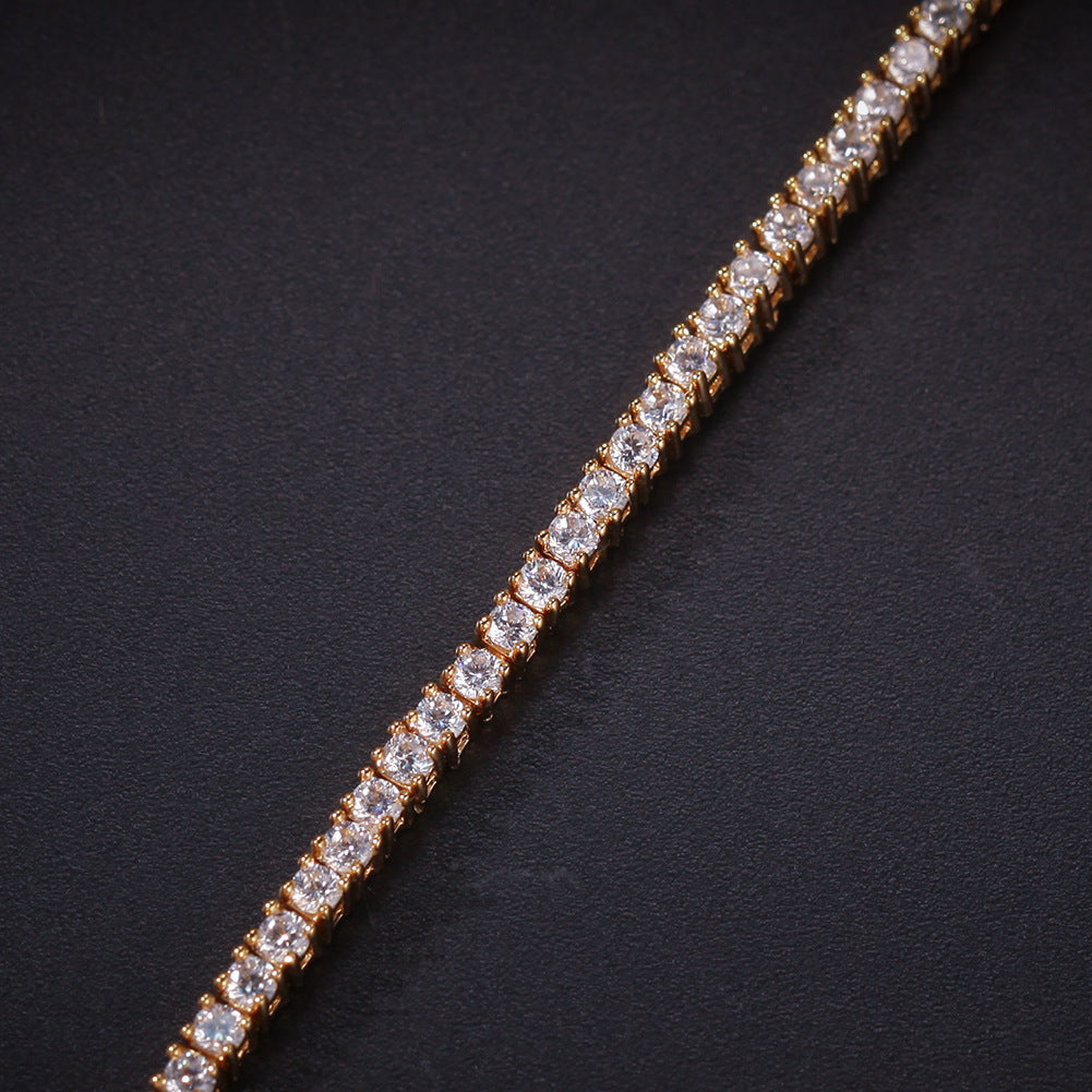 Hip-Hop Zircon Tennis Bracelet - MERGE.DAY.1.FREESTYLE