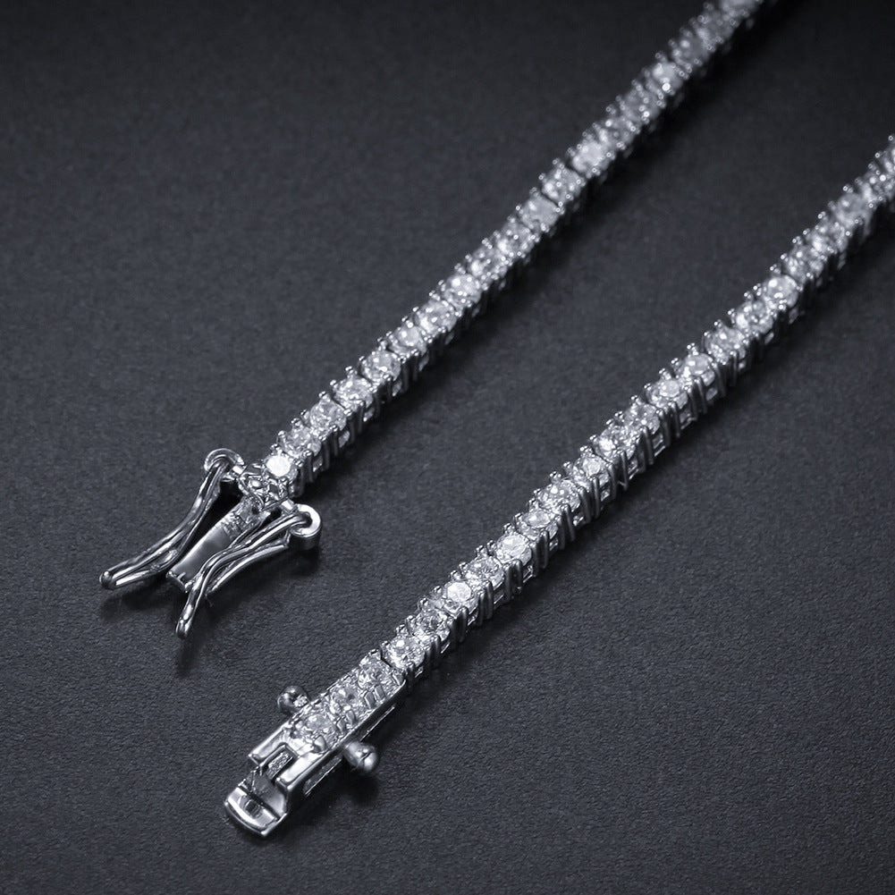 Hip-Hop Zircon Tennis Bracelet - MERGE.DAY.1.FREESTYLE