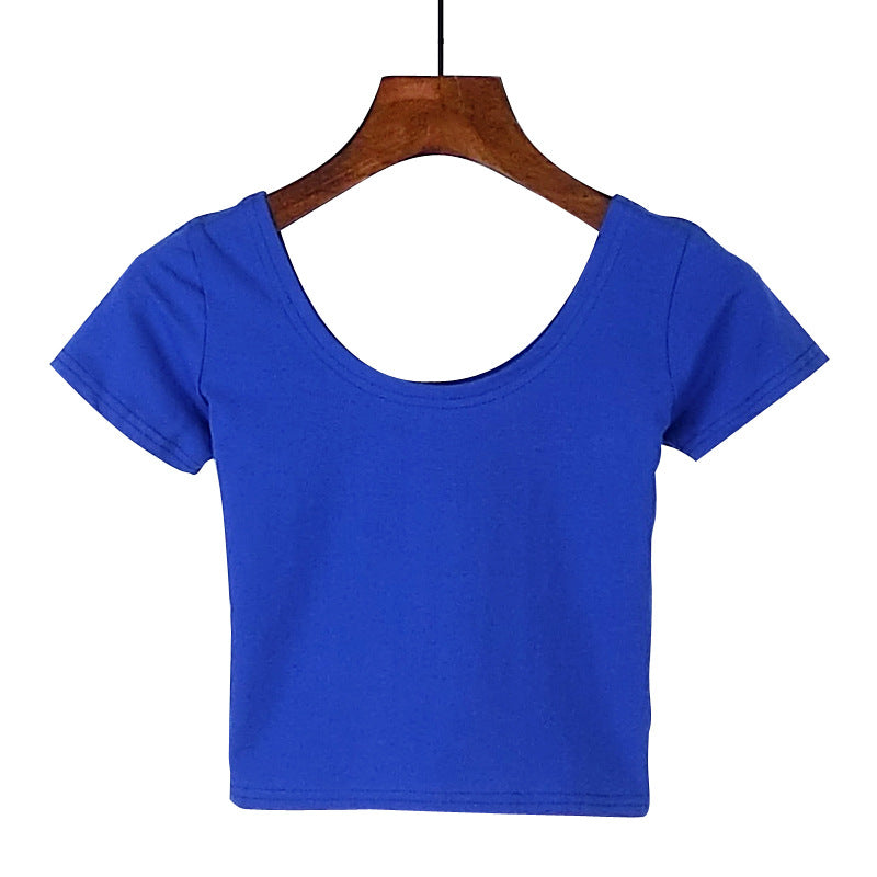 Tight navel-baring short-sleeved women's T-shirt - MERGE.DAY.1.FREESTYLE