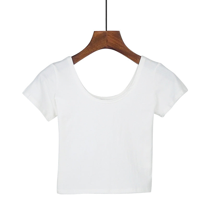 Tight navel-baring short-sleeved women's T-shirt - MERGE.DAY.1.FREESTYLE