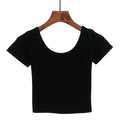 Tight navel-baring short-sleeved women's T-shirt - MERGE.DAY.1.FREESTYLE
