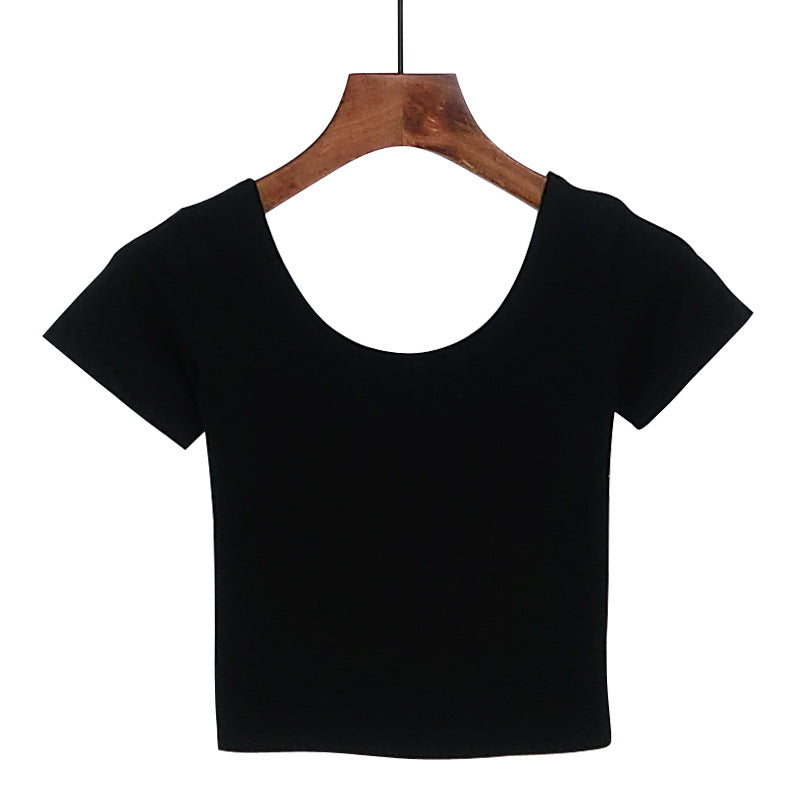 Tight navel-baring short-sleeved women's T-shirt - MERGE.DAY.1.FREESTYLE