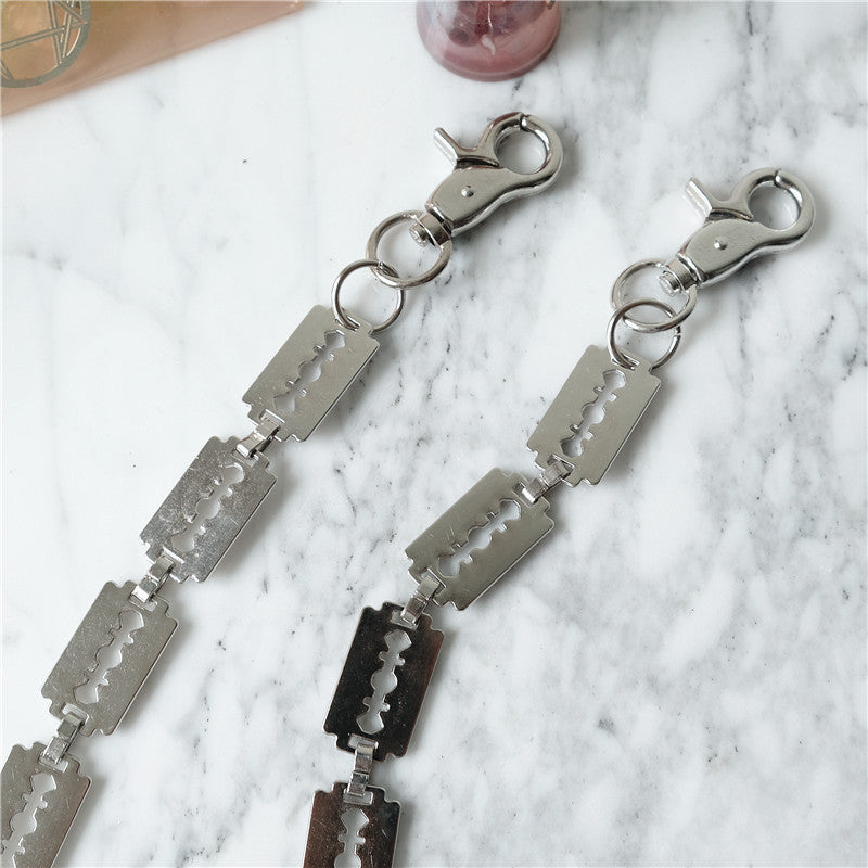 Creative handmade large blade pants chain - MERGE.DAY.1.FREESTYLE