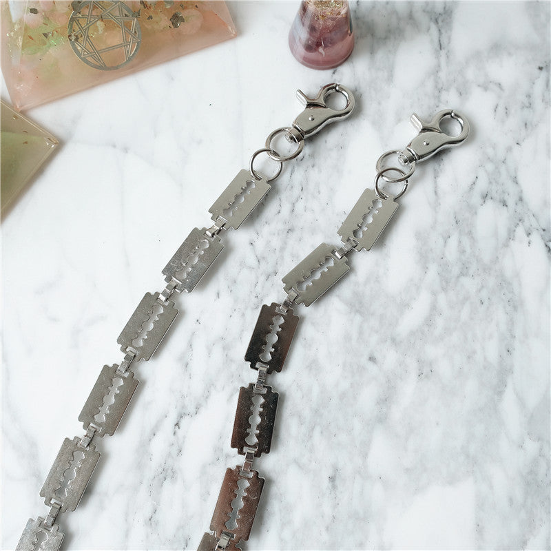 Creative handmade large blade pants chain - MERGE.DAY.1.FREESTYLE