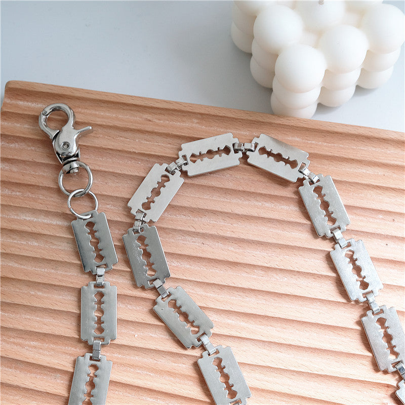 Creative handmade large blade pants chain - MERGE.DAY.1.FREESTYLE