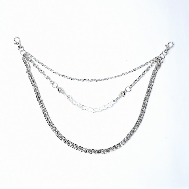 Skull car plate chain hip-hop pants chain - MERGE.DAY.1.FREESTYLE