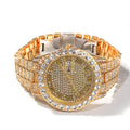 Hip-hop full-diamond waterproof quartz watches - MERGE.DAY.1.FREESTYLE
