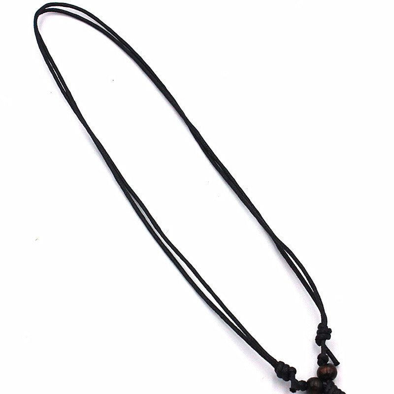 Resin Peace Sign Necklace - MERGE.DAY.1.FREESTYLE