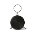 Round pure hand-woven crossbody clutch bag - MERGE.DAY.1.FREESTYLE