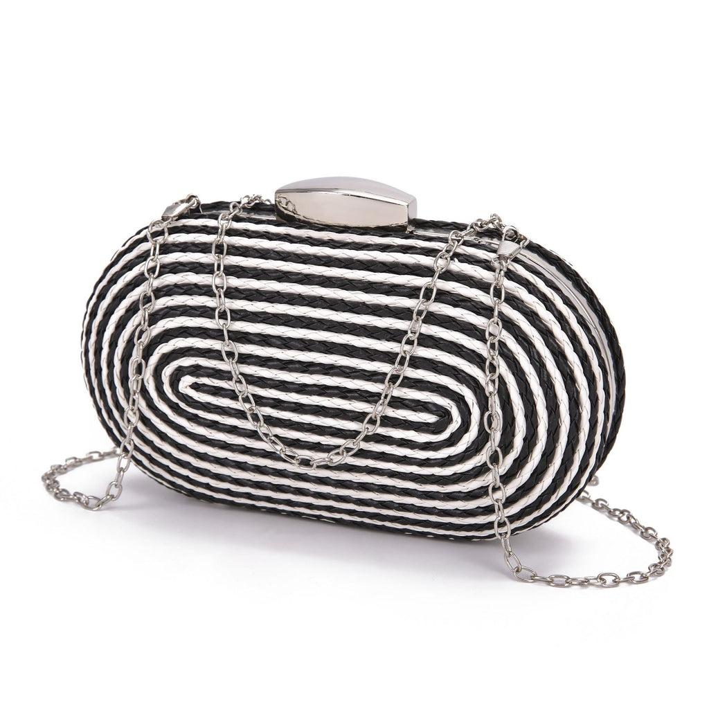 Fashionable oval crossbody woven bags - MERGE.DAY.1.FREESTYLE