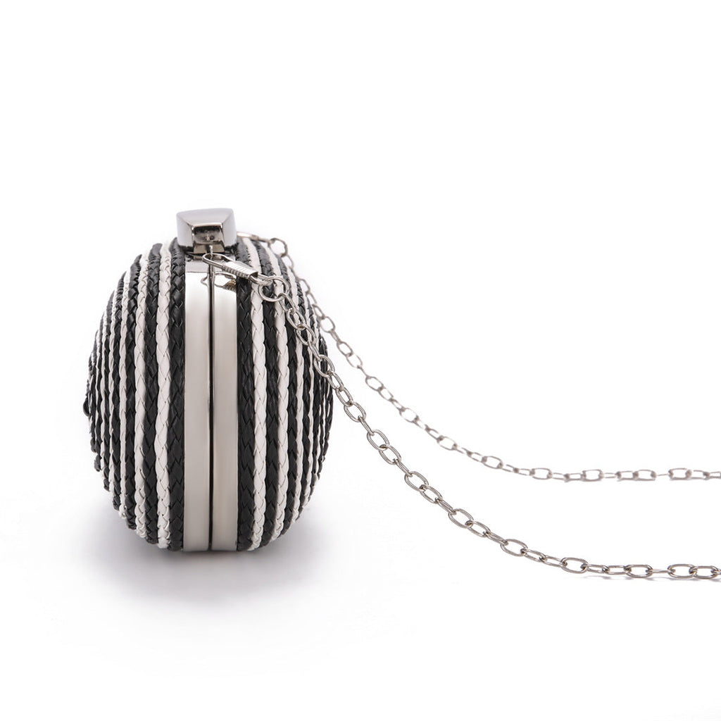 Fashionable oval crossbody woven bags - MERGE.DAY.1.FREESTYLE