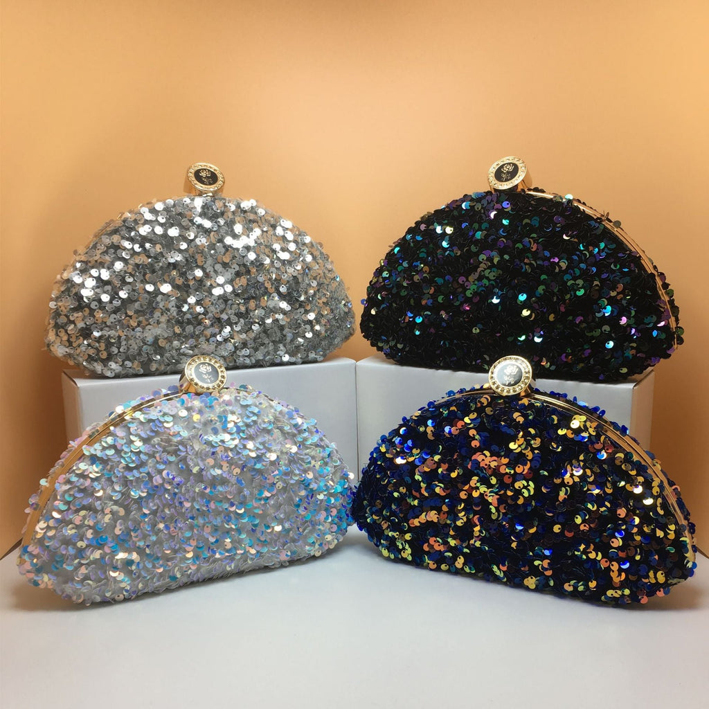 Sequined laser iridescent multi-color fashionable cosmetic bags - MERGE.DAY.1.FREESTYLE