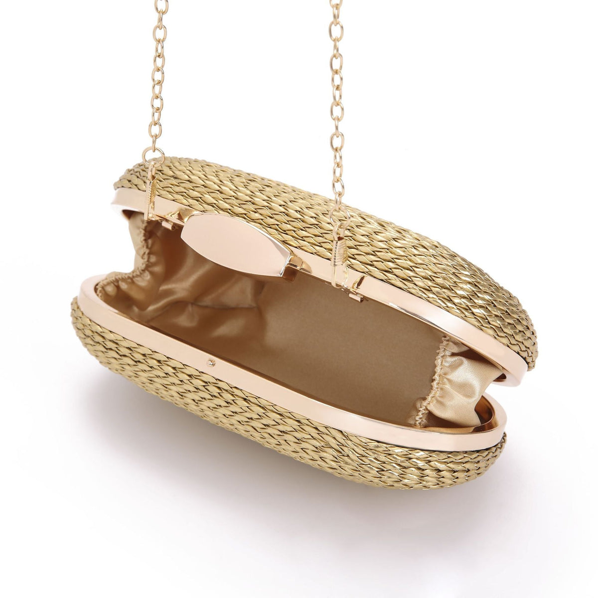 Fashionable oval crossbody woven bags - MERGE.DAY.1.FREESTYLE