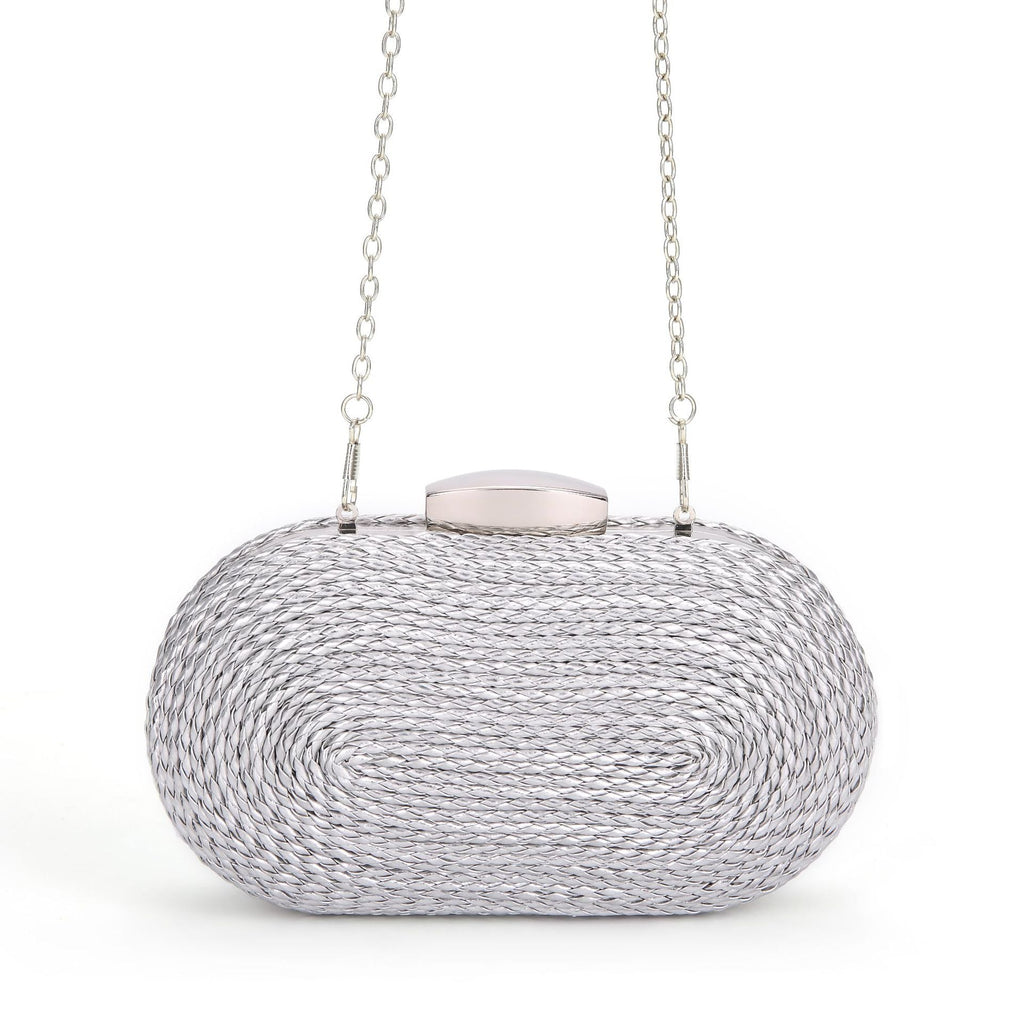 Fashionable oval crossbody woven bags - MERGE.DAY.1.FREESTYLE