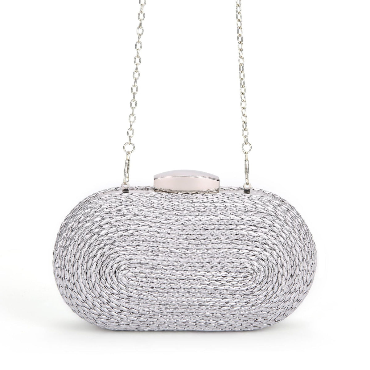 Fashionable oval crossbody woven bags - MERGE.DAY.1.FREESTYLE