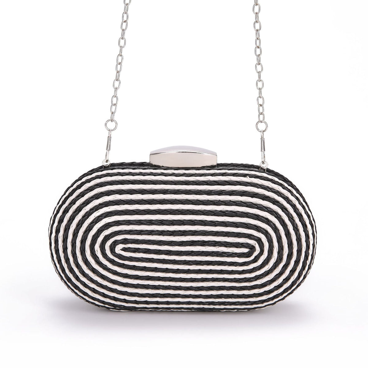 Fashionable oval crossbody woven bags - MERGE.DAY.1.FREESTYLE