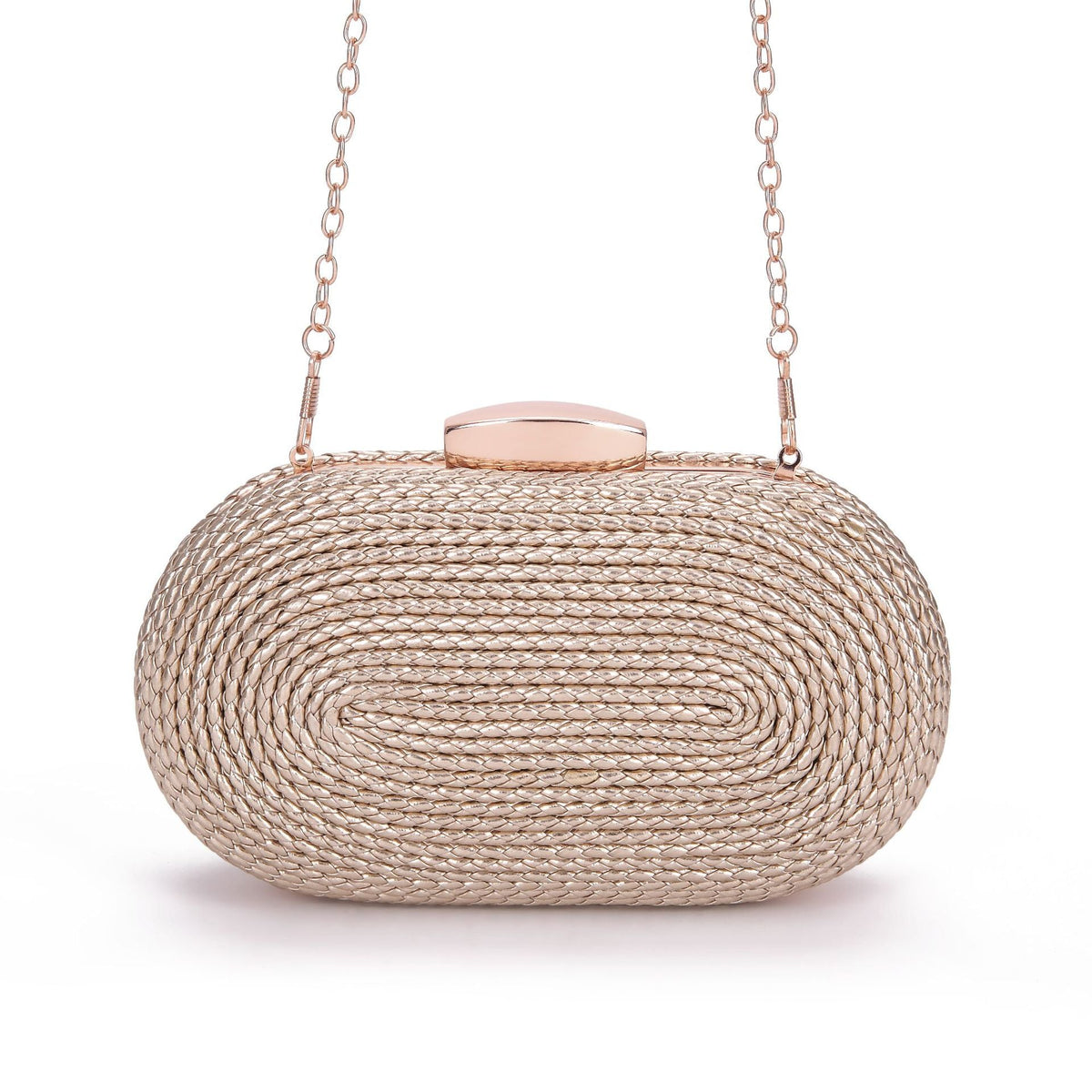 Fashionable oval crossbody woven bags - MERGE.DAY.1.FREESTYLE
