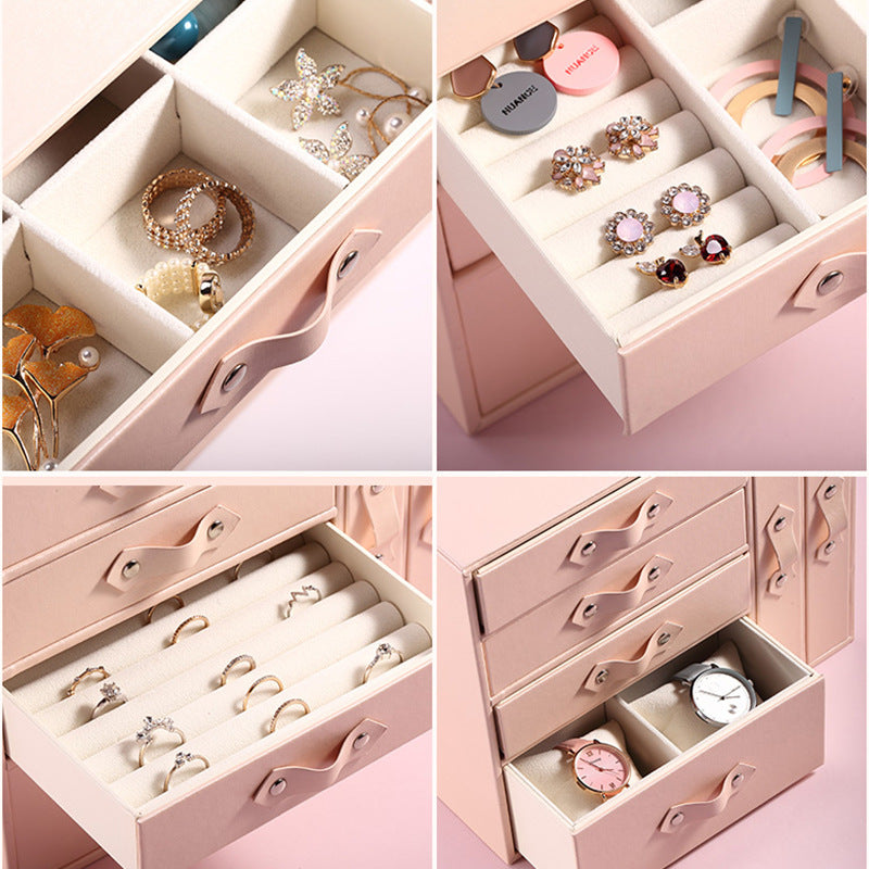 Multi-layer drawer-style fresh girl desktop jewelry armoire - MERGE.DAY.1.FREESTYLE