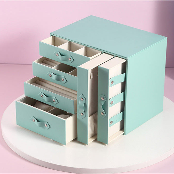 Multi-layer drawer-style fresh girl desktop jewelry armoire - MERGE.DAY.1.FREESTYLE