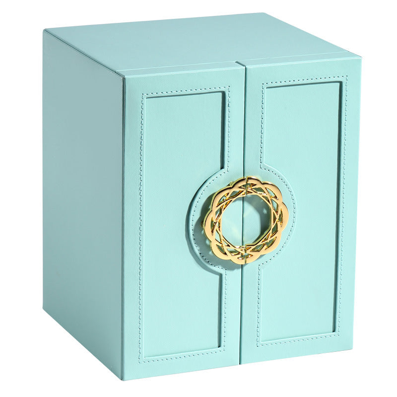 Multi-layer desktop household leather jewelry armoire - MERGE.DAY.1.FREESTYLE