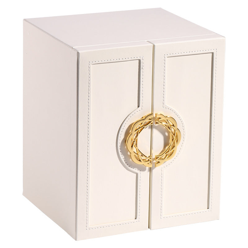 Multi-layer desktop household leather jewelry armoire - MERGE.DAY.1.FREESTYLE