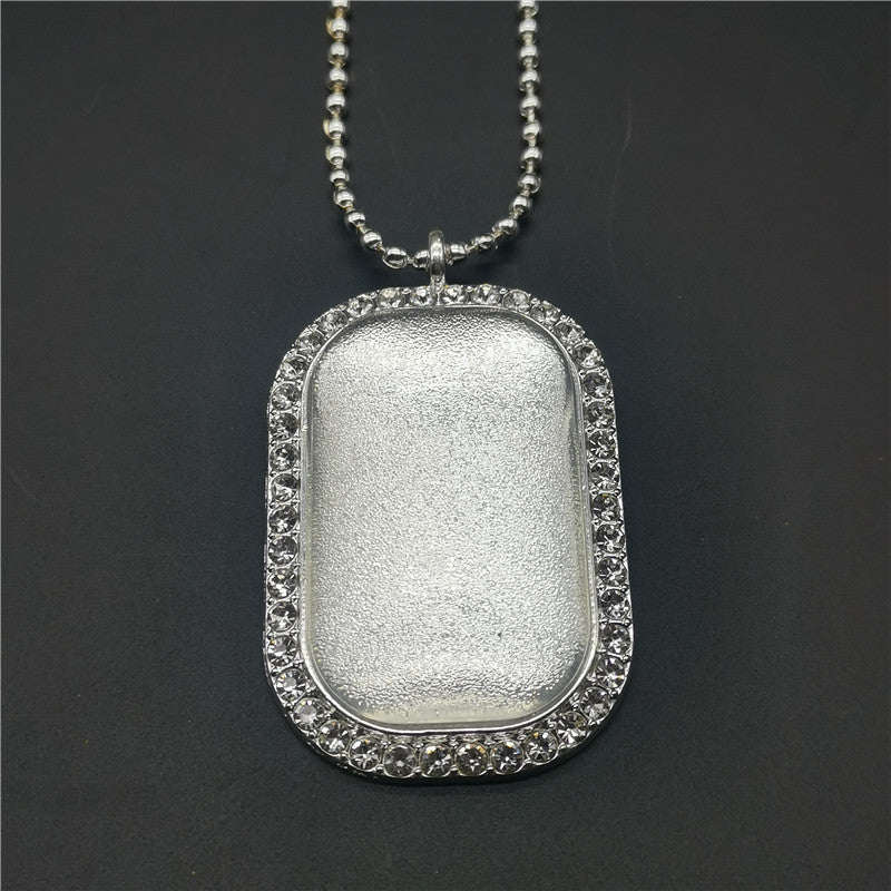 Vintage Photo Memory Rectangular Photo Frame Pendant - MERGE.DAY.1.FREESTYLE