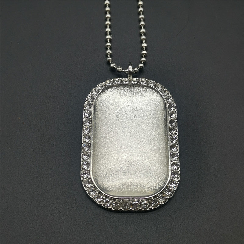 Vintage Photo Memory Rectangular Photo Frame Pendant - MERGE.DAY.1.FREESTYLE
