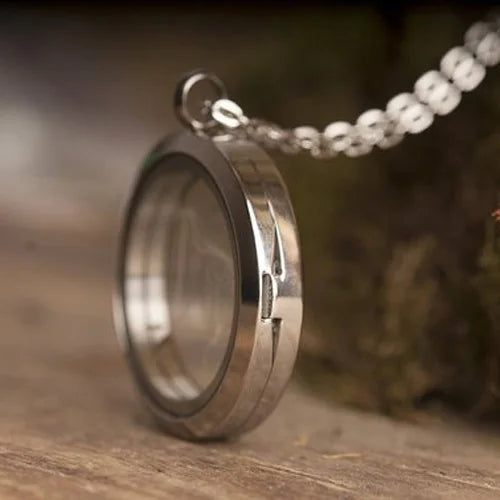 dandelion necklace Stainless steel Locket - MERGE.DAY.1.FREESTYLE
