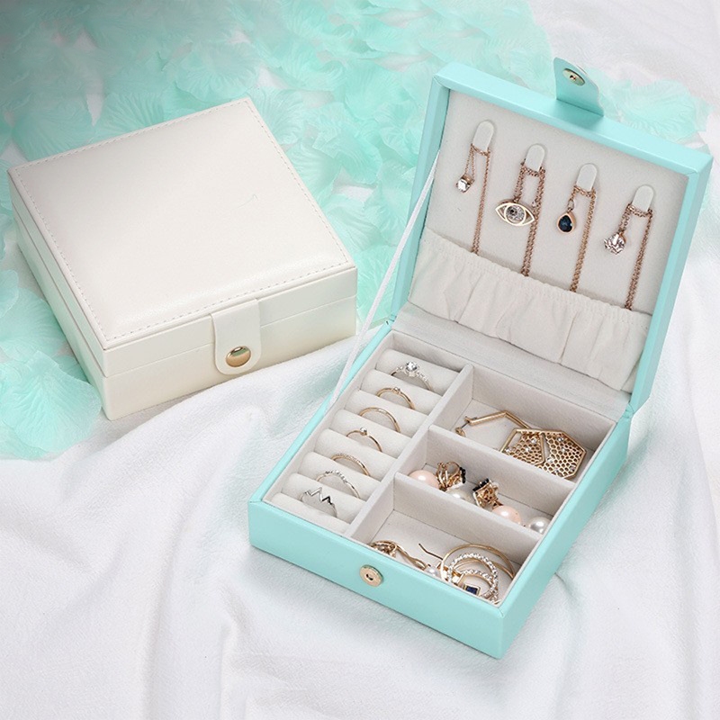 PU leather square jewelry box - MERGE.DAY.1.FREESTYLE
