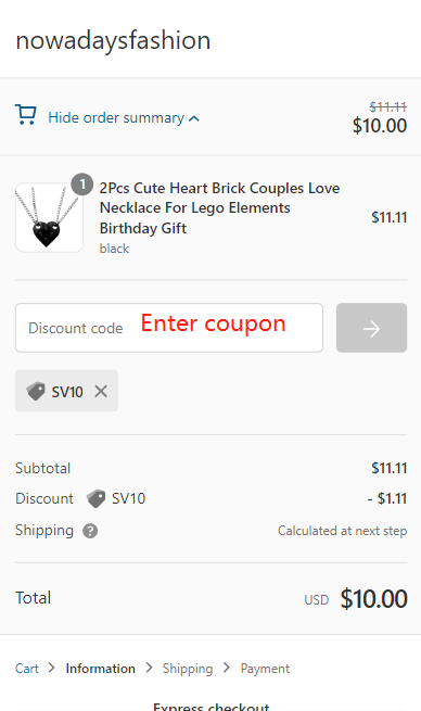 2PCS/set matching necklaces for couples 100 Languages I Love You Lovers Heart Magnetic relationship Necklace - MERGE.DAY.1.FREESTYLE