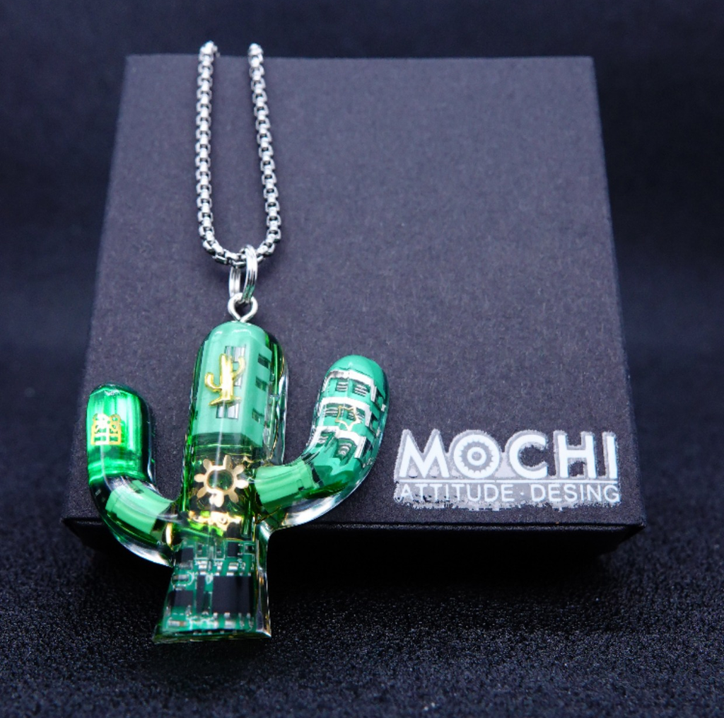 Original Cactus Necklace Delicate Cyberpunk Clavicle Chain - MERGE.DAY.1.FREESTYLE