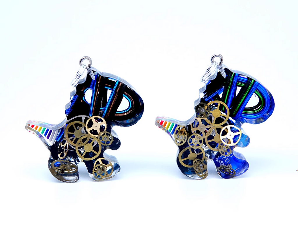 Original Cyberpunk Little Dinosaur Delicate High Design Couple Necklace - MERGE.DAY.1.FREESTYLE