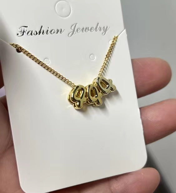 bubble 444 necklace - MERGE.DAY.1.FREESTYLE