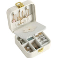 pu leather candy-colored mirror jewelry box - MERGE.DAY.1.FREESTYLE
