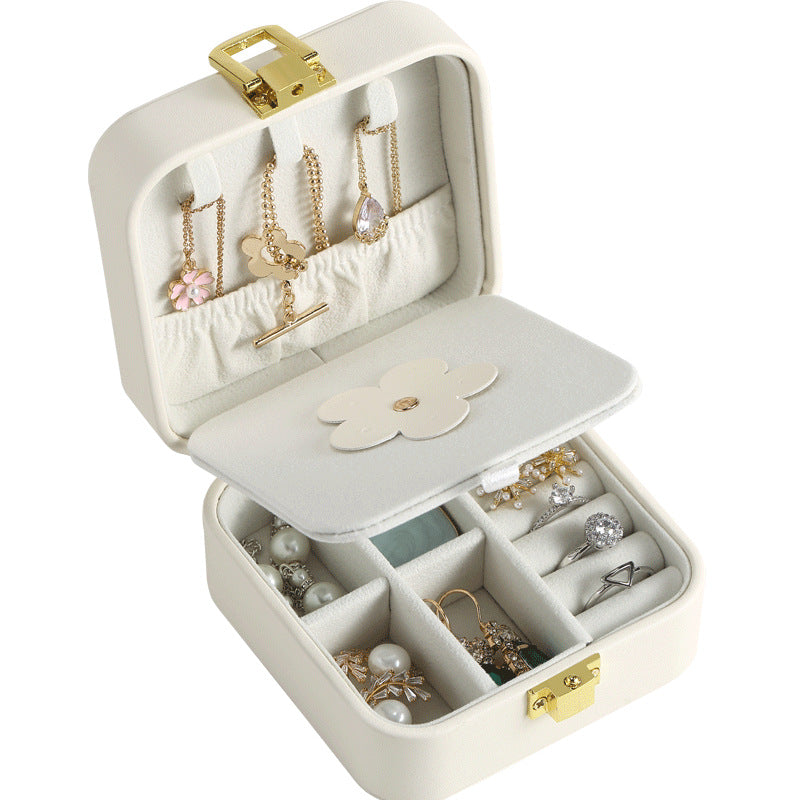 pu leather candy-colored mirror jewelry box - MERGE.DAY.1.FREESTYLE