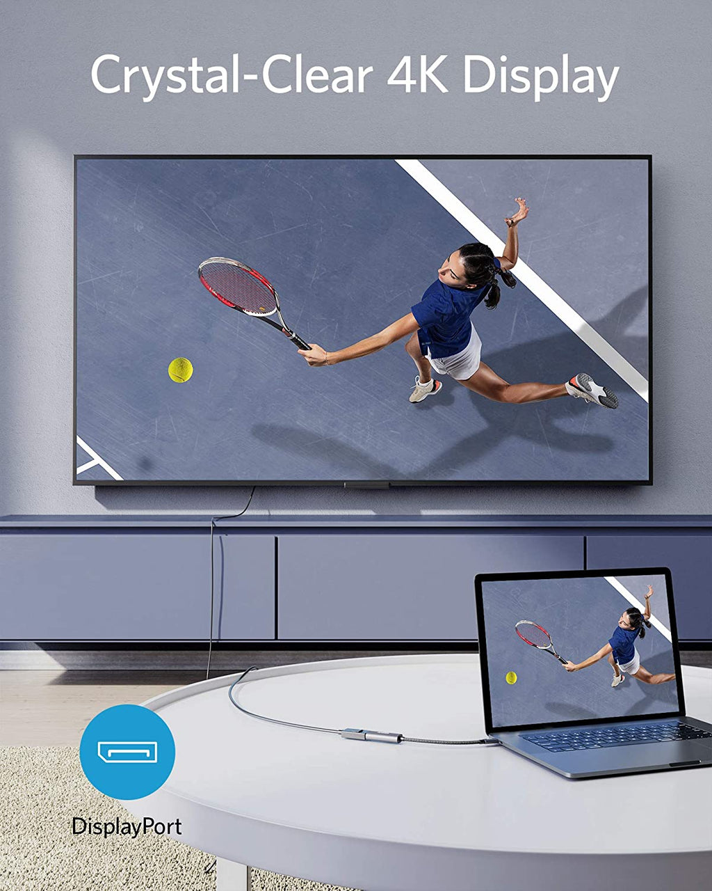Anker <b>PowerExpand</b> USB-C to DisplayPort Adapter - MERGE.DAY.1.FREESTYLE