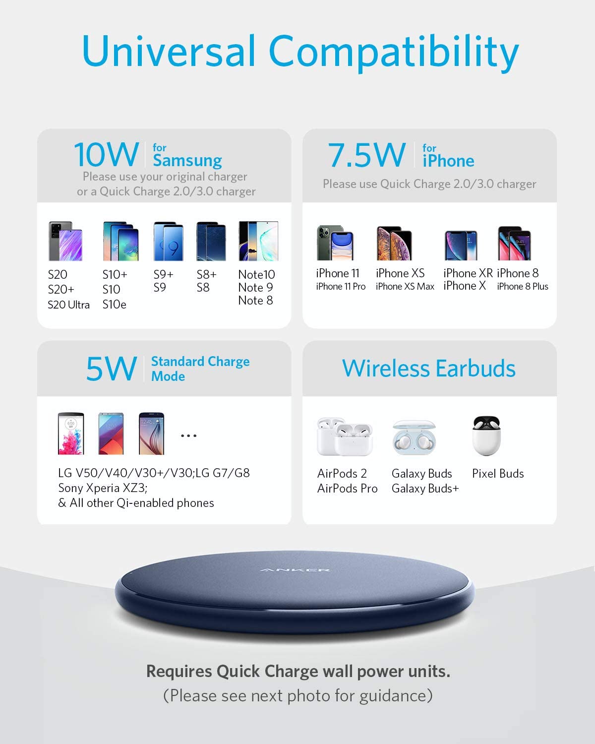 Anker <b>313</b> Wireless Charger (Pad) - MERGE.DAY.1.FREESTYLE